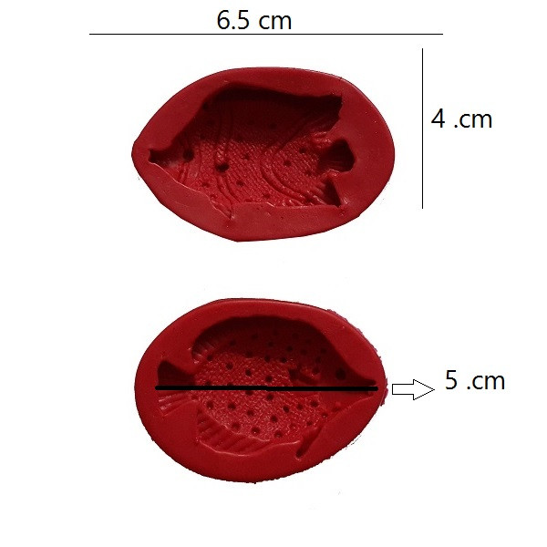 سیلیکون قالب گیری به گز مدل ماهی آکواریوم مجموعه 2 عددی