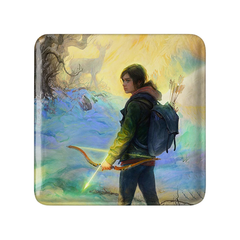 مگنت خندالو طرح بازی آخرین بازمانده از ما (The Last Of Us) مدل مربعی کد 31713