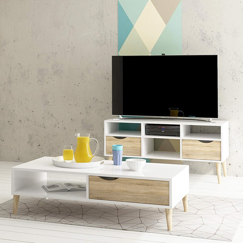 میز تلویزیون اسمردیس مدل TV194 مناسب برای تلویزیون تا 52 اینچ