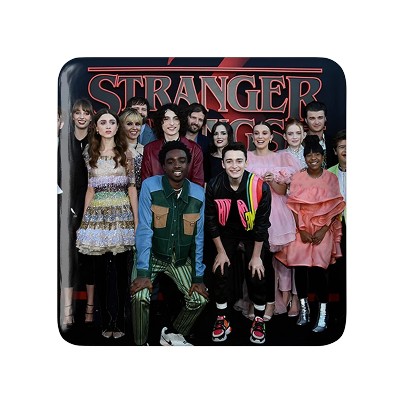 مگنت خندالو طرح سریال استرنجر تینگز Stranger Things  مدل مربعی کد 19314