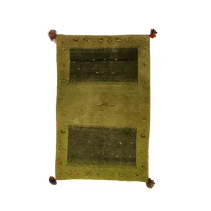 گبه فرش دستباف یک ونیم متری مدل بافت قشقای شیراز کد NKP.Z.N121