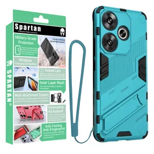 کاور اسپارتان مدل Bibercas Strap مناسب برای گوشی موبایل شیائومی Redmi 13x/ Redmi 13/ Poco M6 Plus به همراه بند