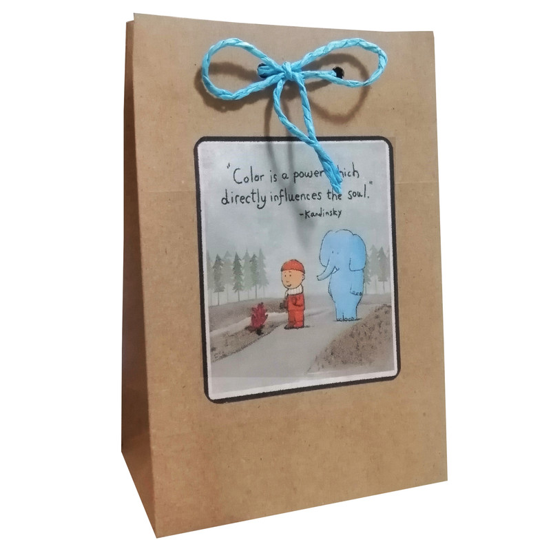 پاکت هدیه مدل جملات انگیزشی مجموعه 10 عددی