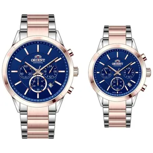 ست ساعت مچی عقربه‌ای کوارتز زنانه و مردانه اورینت کانتیننتال مدل 0106-4