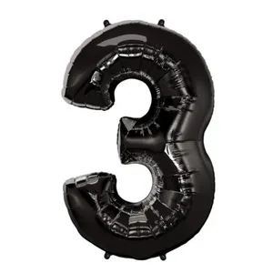 بادکنک فویلی مدل عدد 3