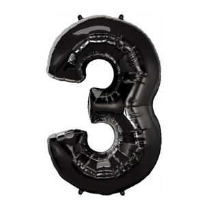 بادکنک فویلی مدل عدد 3
