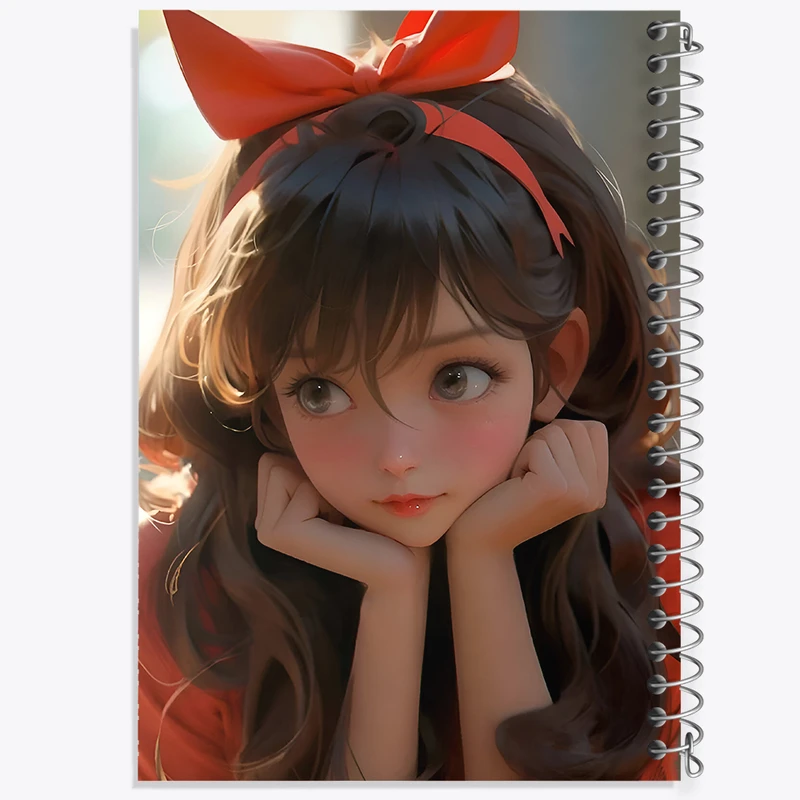 دفتر ژورنال نویسی 50 برگ خندالو مدل نقطه ای طرح دخترانه کد N4585