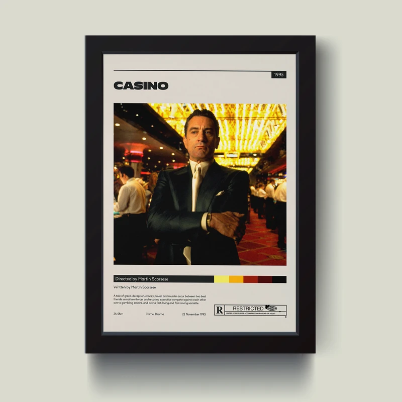 تابلو مدل مینیمال CASINO کدQ0823