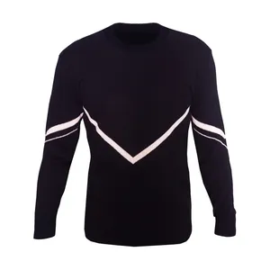 پلیور مردانه مدل هفتی کد SOR7 رنگ سورمه ای