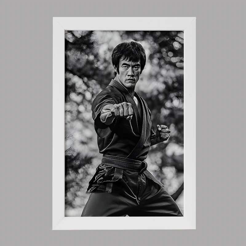 تابلو خندالو مدل بورس لی (Bruce Lee) کد F7804