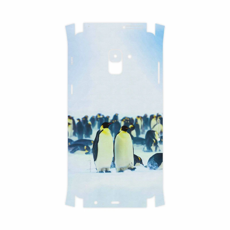 برچسب پوششی ماهوت مدل Penguin-FullSkin مناسب برای گوشی موبایل سامسونگ Galaxy A8 Plus 2018