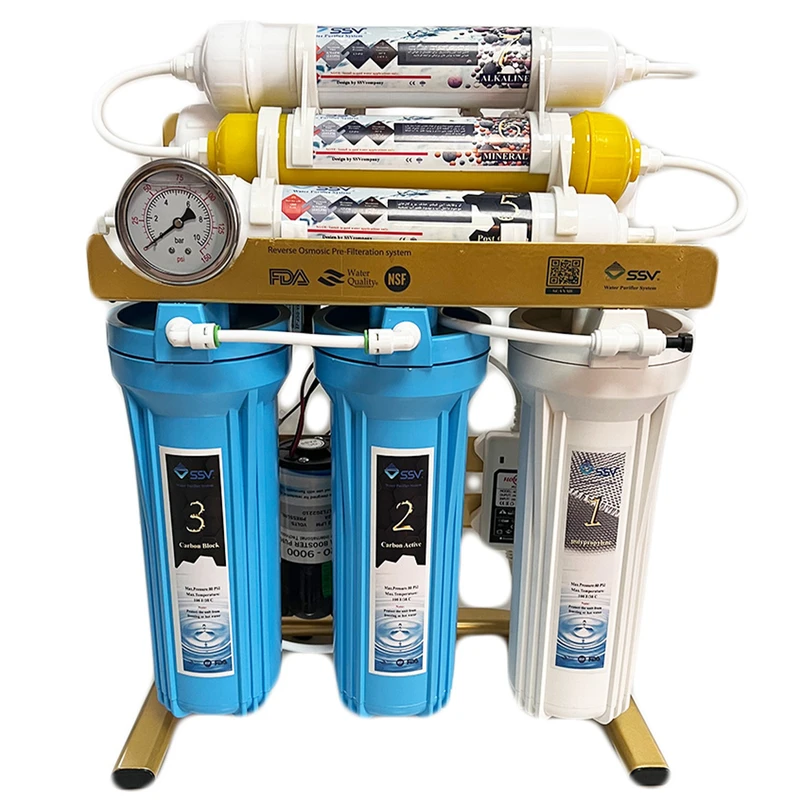 دستگاه تصفیه کننده آب اس اس وی مدل GoldenBlue x800 