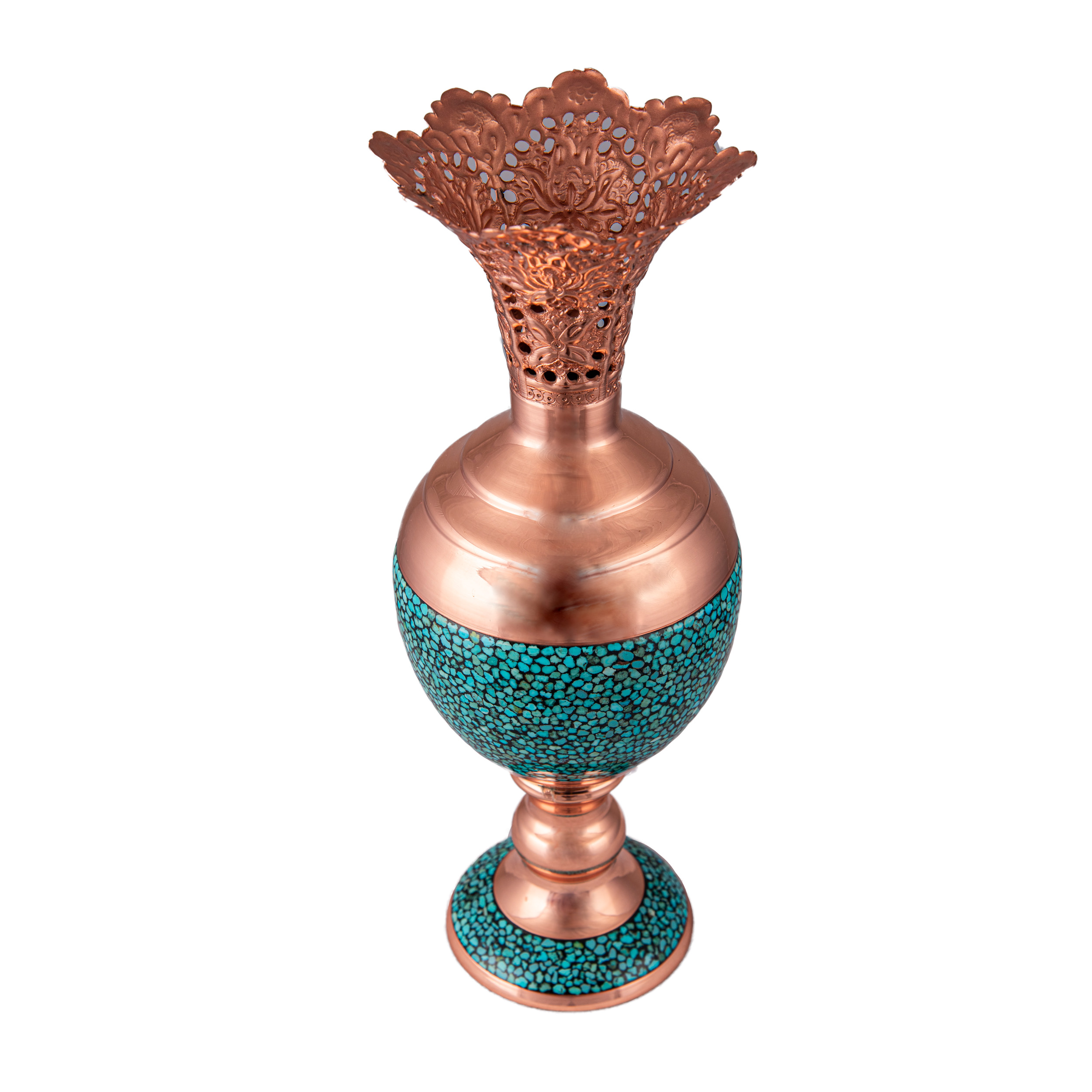 Turquoise inlaying Flowerpot, code gh1 