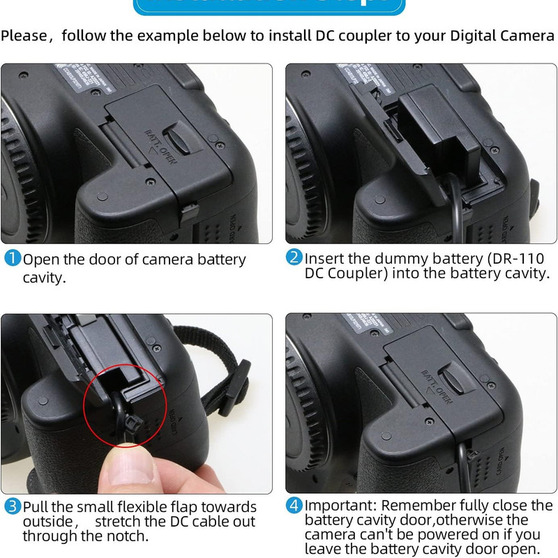 آداپتور شارژر Glorich ACK-DC110 برای دوربین کانن