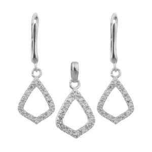 نیم ست نقره زنانه مدل نارشین