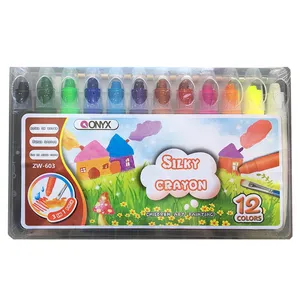 پاستل  روغنی 12 رنگ اونیکس طرح پیچی  مدل  آبرنگی  کد ZW-603