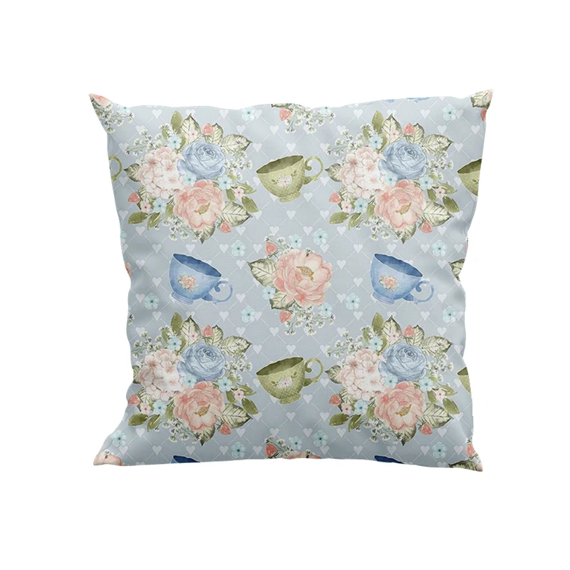 کوسن پاد آفرین مدل فنجان و گل کد DKK569