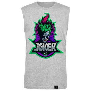تاپ مردانه 27 مدل Joker کد B04 رنگ طوسی
