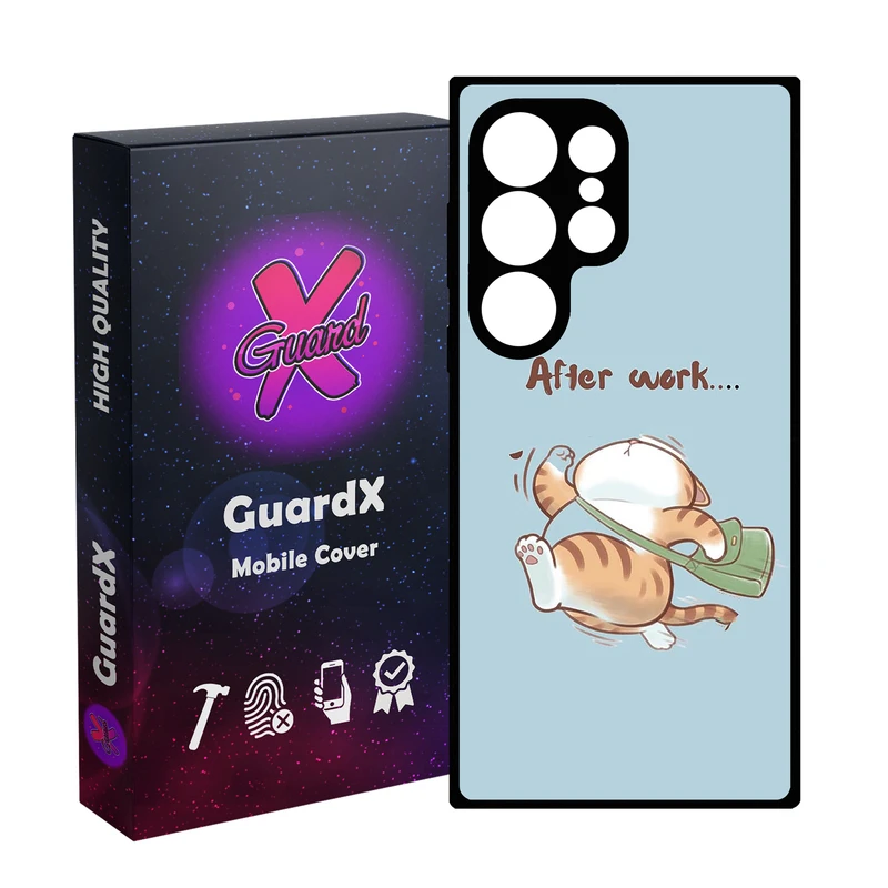 کاور گارد ایکس طرح گربه مدل 10721 مناسب برای گوشی موبایل سامسونگ Galaxy S25 Ultra