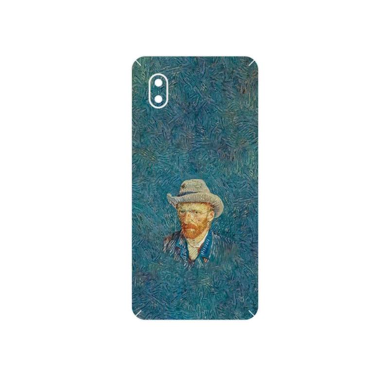 برچسب پوششی ماهوت مدل Self portrait with a gray felt hat مناسب برای گوشی موبایل سامسونگ Galaxy A01 Core