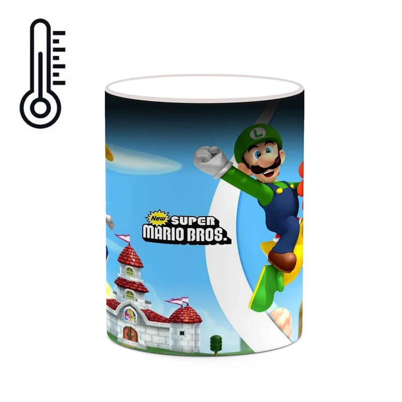 ماگ حرارتی کاکتی مدل بازی سوپر ماریو Super Mario کد mgh30565
