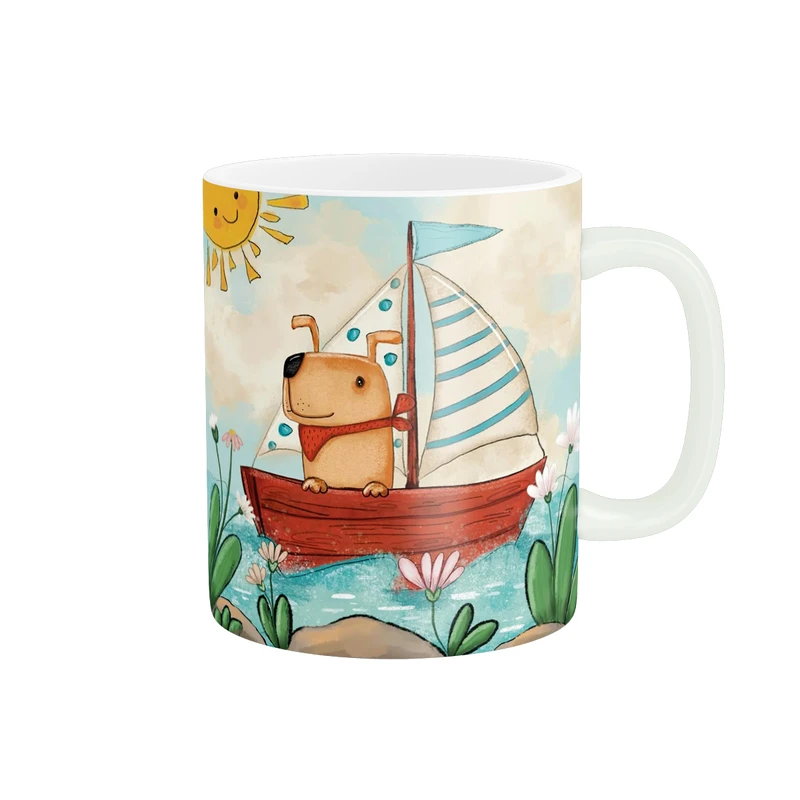 ماگ پاد آفرین طرح کارتونی کد 3085