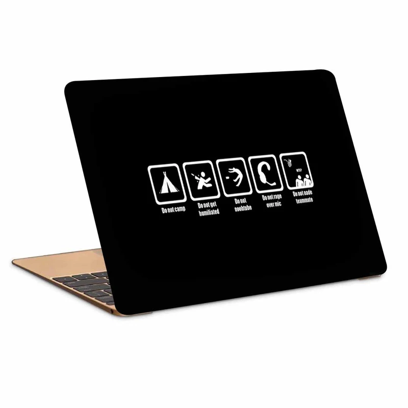 استیکر لپ تاپ طرح gaming wallpaper کد p-1164 مناسب برای لپ تاپ 15.6 اینچ