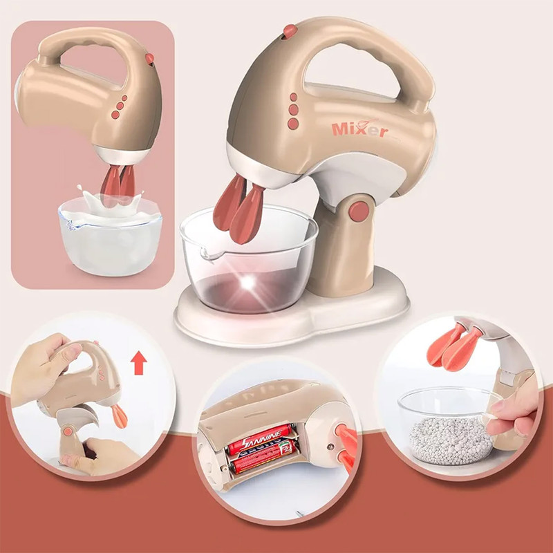 اسباب بازی مدل همزن کاسه موزیکال چراغدار