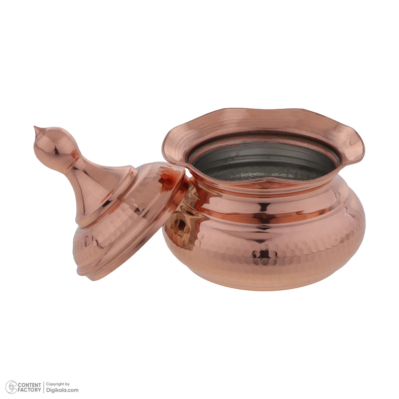 عکس شماره 5 : قندان سفینه مسی مس زنجان مدل 001