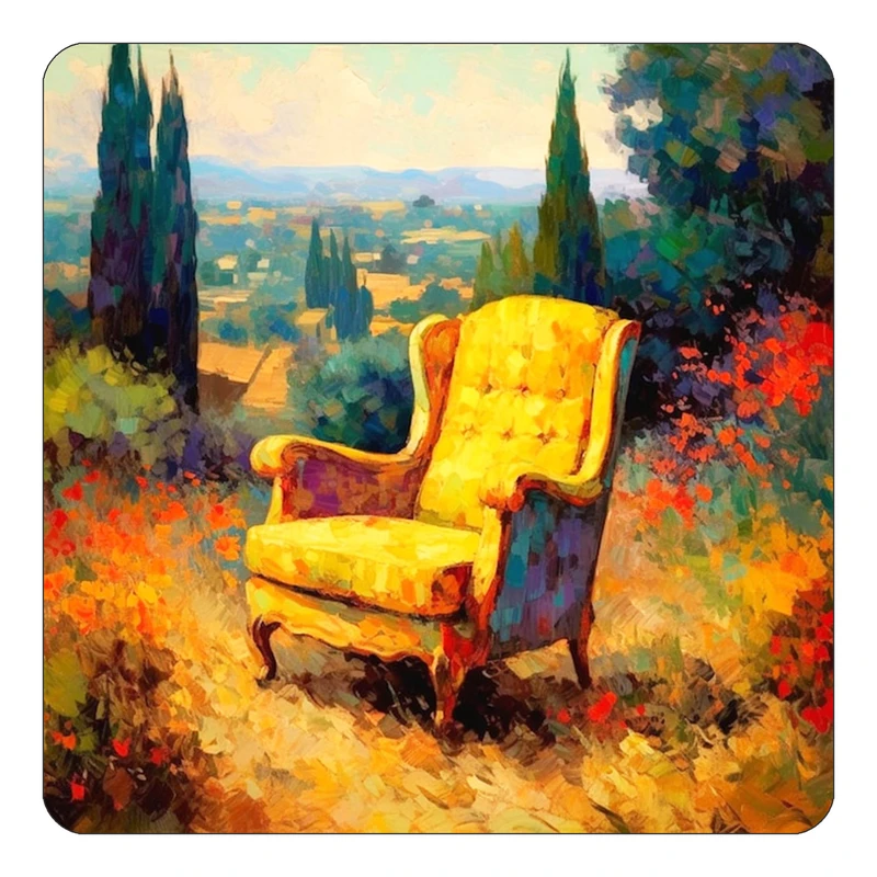 مگنت کاکتی طرح نقاشی رنگ روغن مدل mp70497