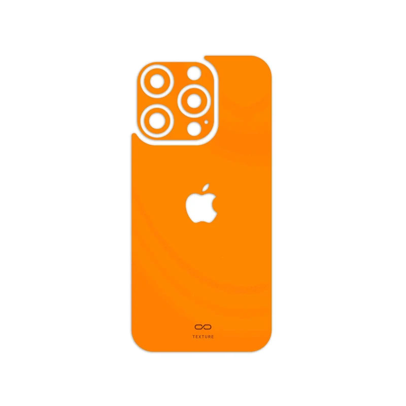 برچسب پوششی ماهوت مدل Matte-Orange مناسب برای گوشی موبایل اپل iPhone 15 Pro