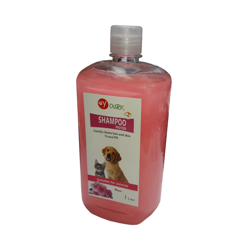 شامپو پروتئینه سگ و گربه یورک مدل VINCA کد TBZ01 حجم 1000 میلی لیتر