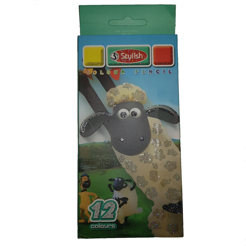 مداد رنگی 12 رنگ استایلیش مدل 15