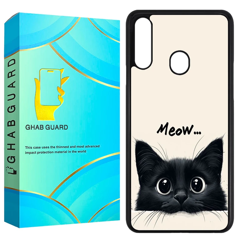 کاور قاب گارد طرح گربه مدل GCHPA20S مناسب برای گوشی موبایل سامسونگ Galaxy A20s 