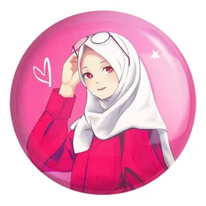 پیکسل خندالو طرح دخترانه باحجاب کد 26016 مدل بزرگ