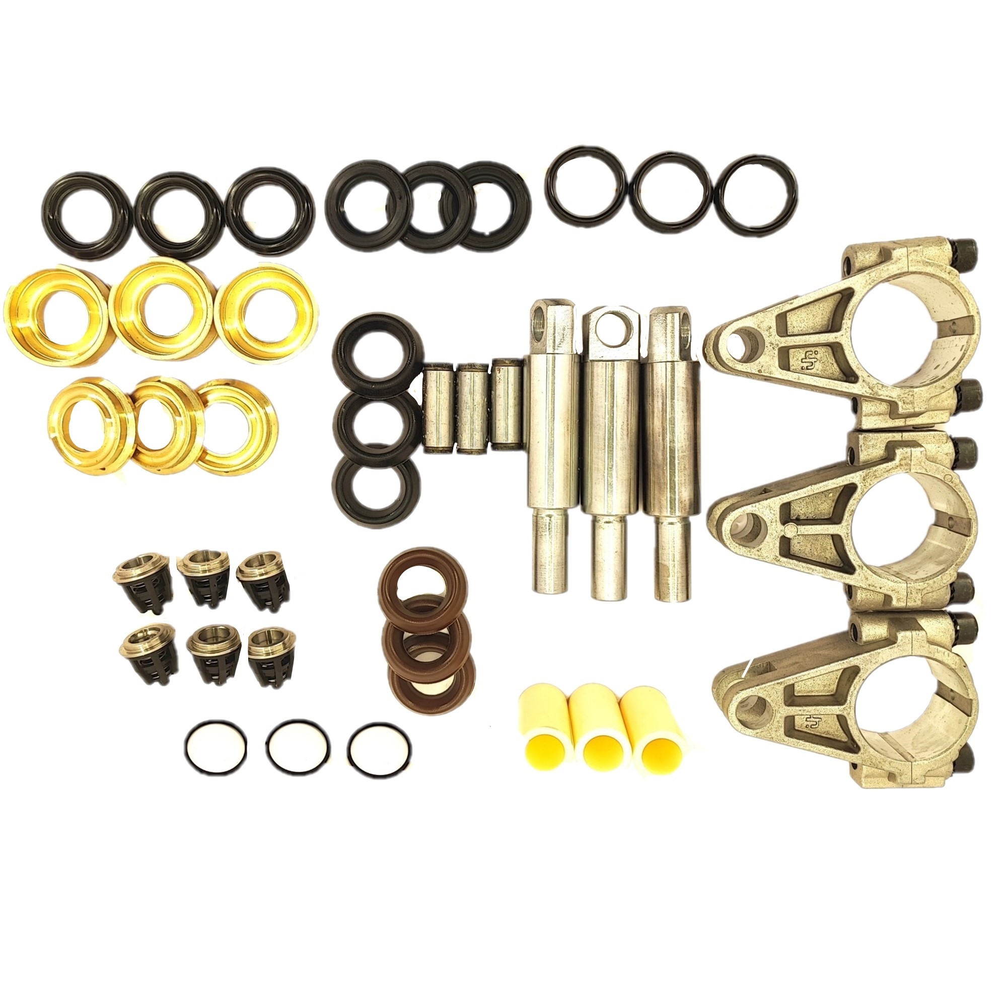 قطعات یدکی تعمیراتی  پمپ  کارواش مدل 100 بار  بسته 39 عددی