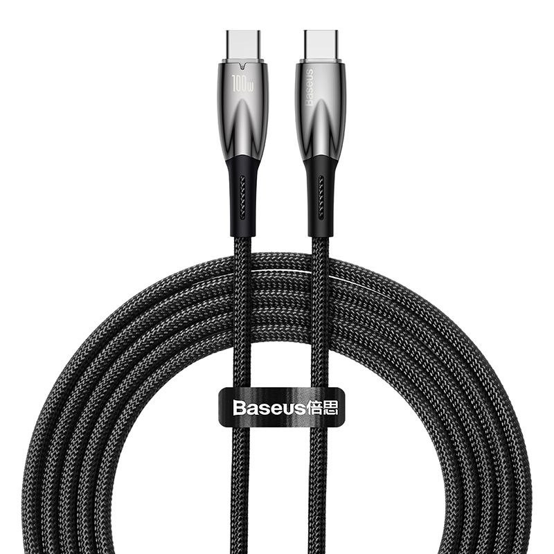 کابل USB-C باسئوس مدل Glimmer Series 100W طول 2 متر