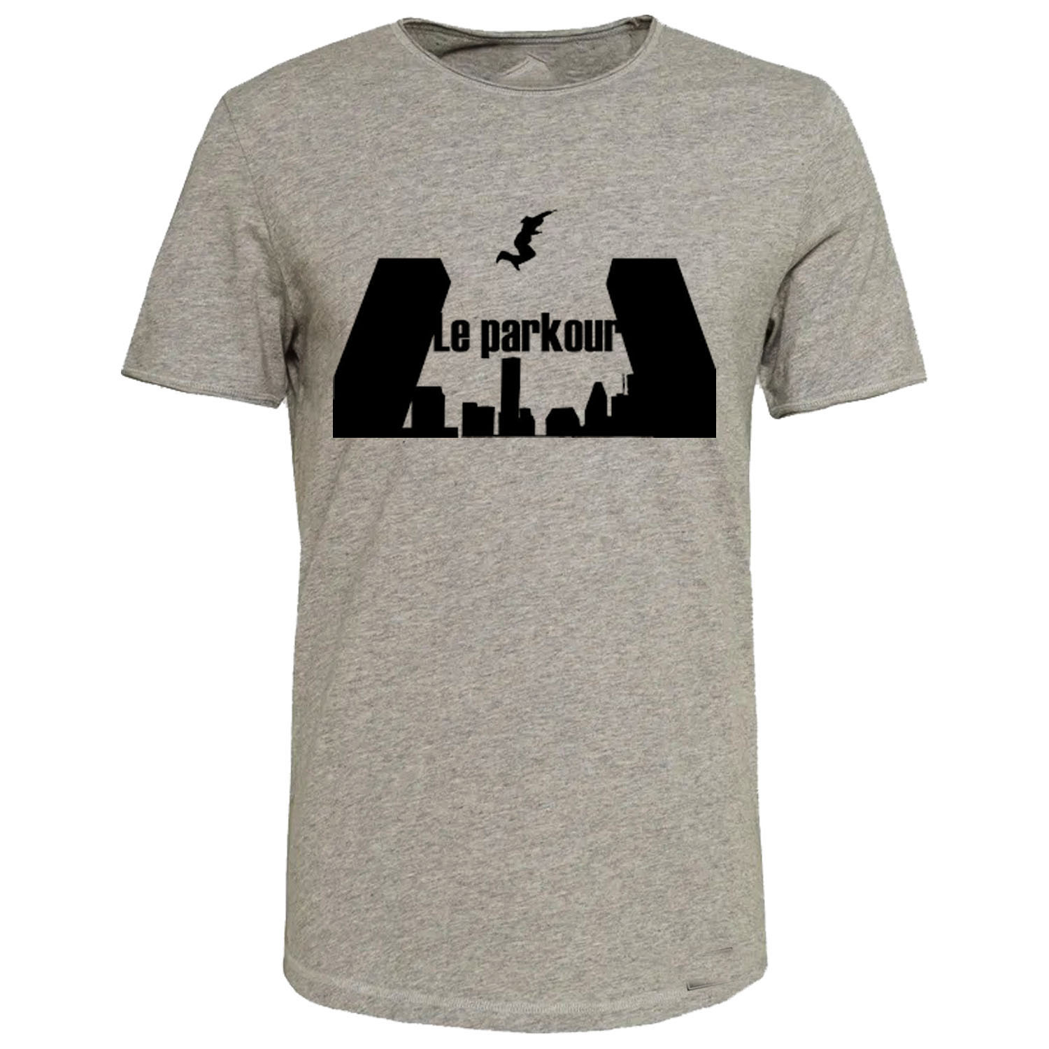 تی شرت آستین کوتاه مردانه کد  MO 76 رنگ طوسی