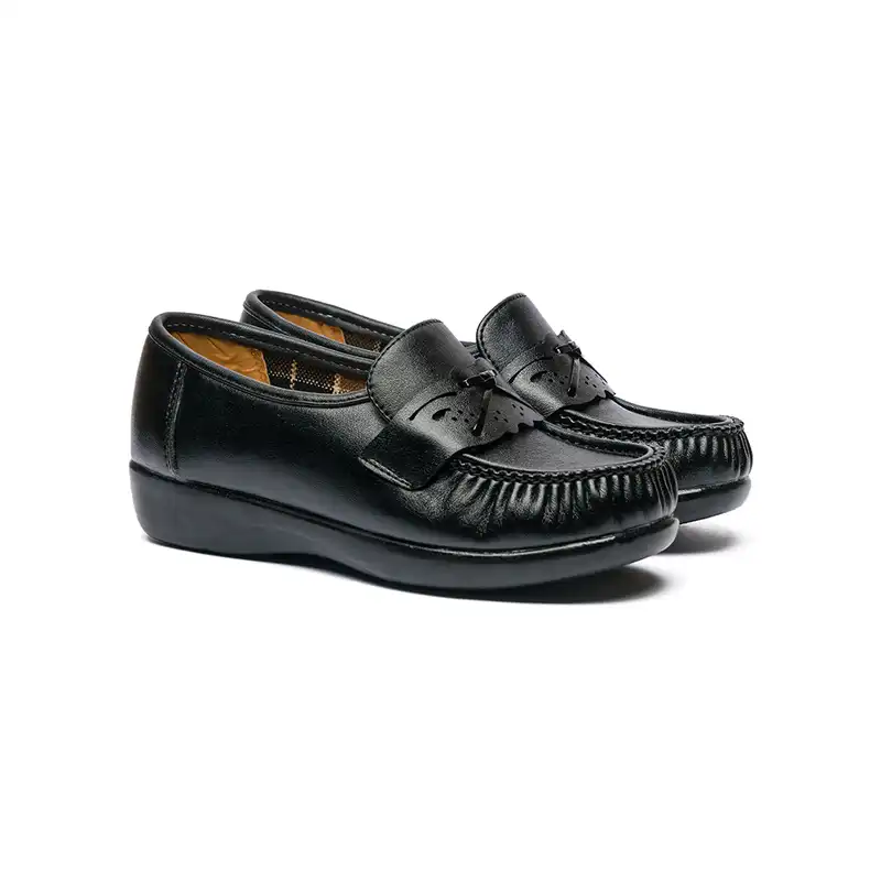 کفش روزمره زنانه مدل مارتین رنگ مشکی