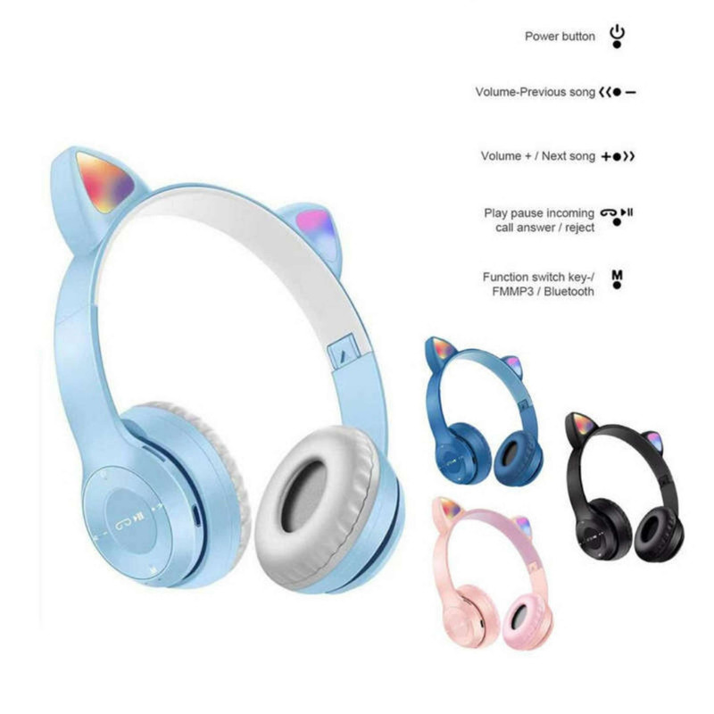 هدفون بلوتوثی مدل CAT EAR  XY 205 3