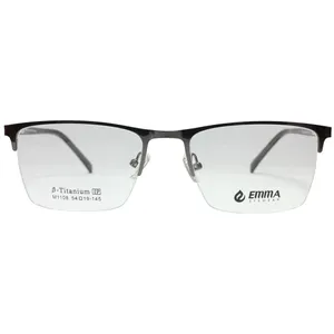 فریم عینک طبی نیم فریم مردانه ایما مدل 1108 مناسب برای انواع فرم صورت