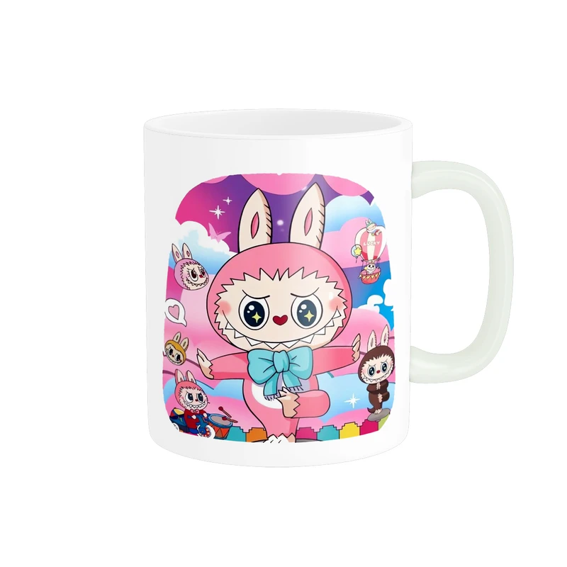 ماگ پاد آفرین مدل فانتزی طرح عروسک لبوبو Labubu ترند کد p10675