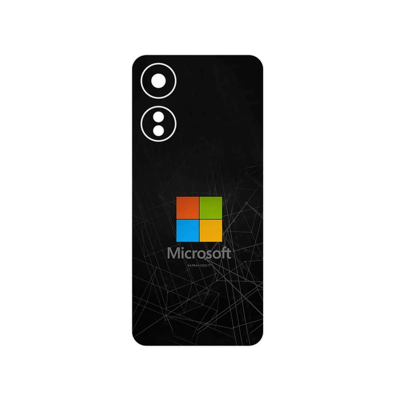 برچسب پوششی ماهوت مدل Microsoft_Logo مناسب برای گوشی موبایل آنر X5 Plus