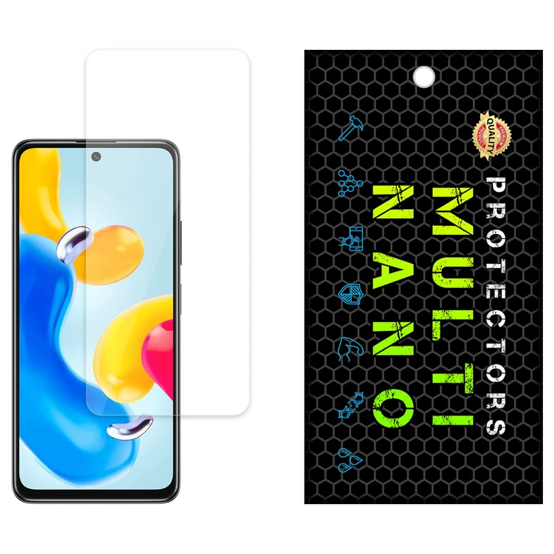 محافظ صفحه نمایش شفاف مولتی نانو مدل X-S2N مناسب برای گوشی موبایل شیائومی Redmi Note 11 (China) بسته دو عددی