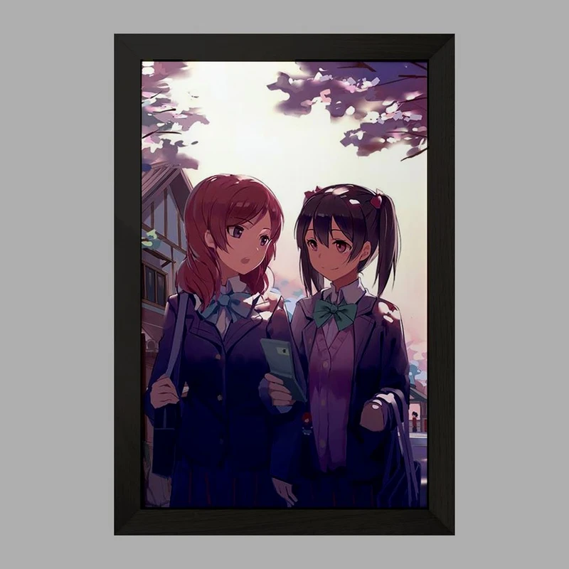 تابلو خندالو مدل نیکو و ماکی انیمه لاو لایو Love Live  کد 18262