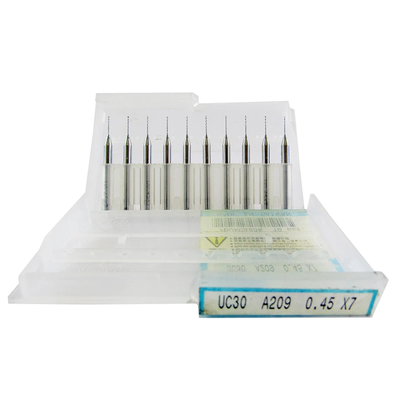 مته کارباید یونیون تول مدل S-045 سایز 0.45 میلی متر مجموعه 10 عددی