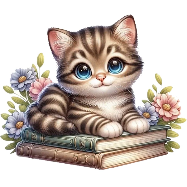 استیکر پارچه و لباس پاد آفرین طرح گربه بامزه کد 1628