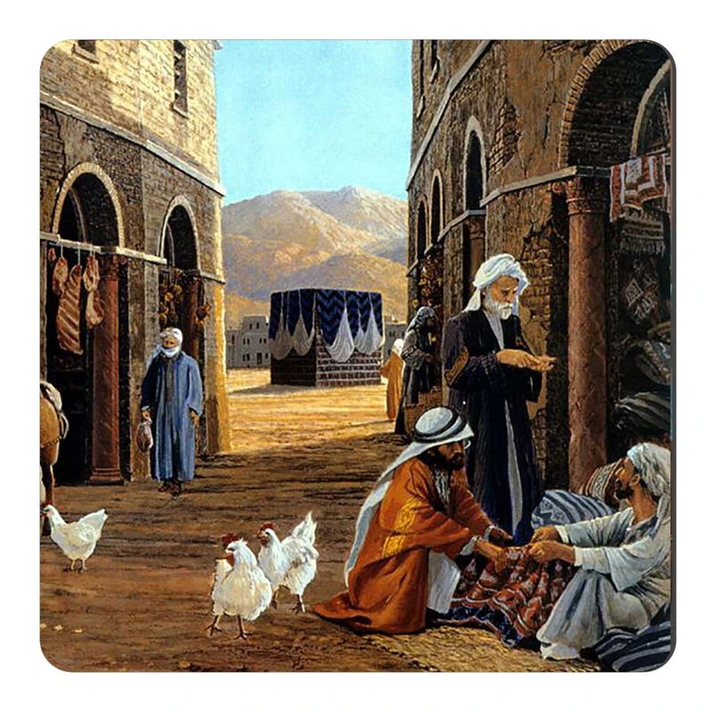 مگنت طرح نقاشی مکه قرن نوزدهم کد wmg436