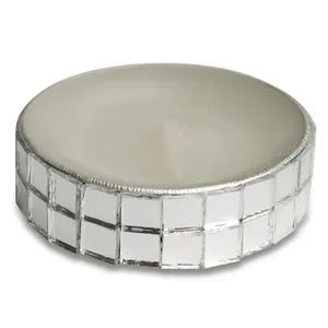 شمع وارمر آریا کریستال مدل آینه کاری زمان اتمام 4 ساعت بسته 8 عددی