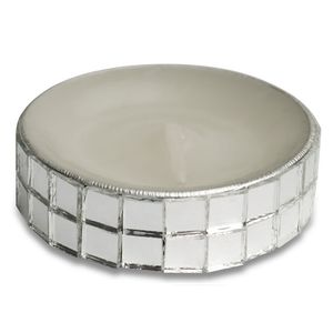 شمع وارمر آریا کریستال مدل آینه کاری زمان اتمام 4 ساعت بسته 8 عددی